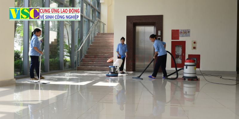 Công ty vệ sinh tại quận 8 VSC Group có quy trình làm việc theo đúng quy trình.